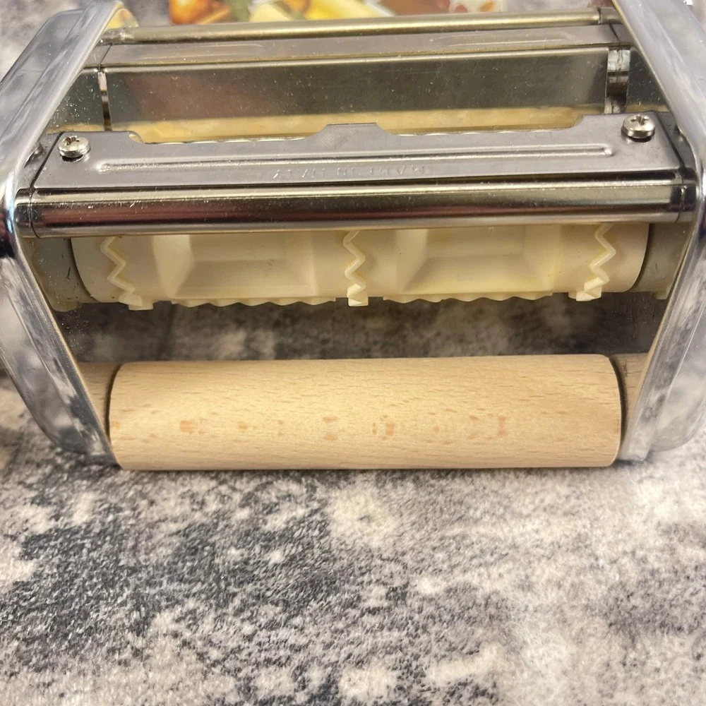 Vtg Marcato Raviolissima Ravioli Maker Attachment VillaWare Italy Boxed CIB